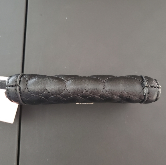 Juicy Couture Black Flawless Shoulder Bag & Slim Elongated Bifold Wallet NWT - Picture 12 of 16